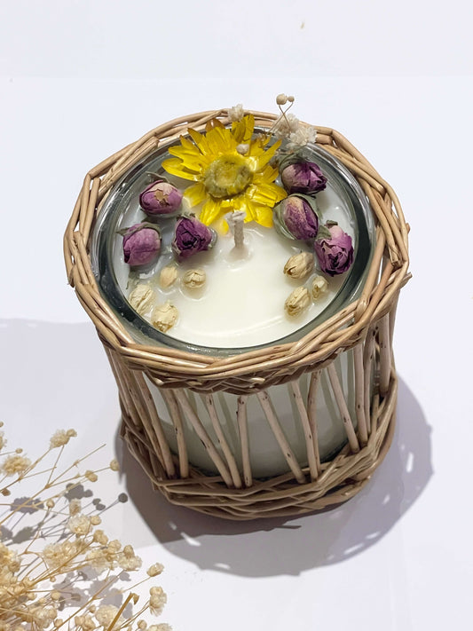 Bougie “Idylle Sauvage” – Édition Artisanale