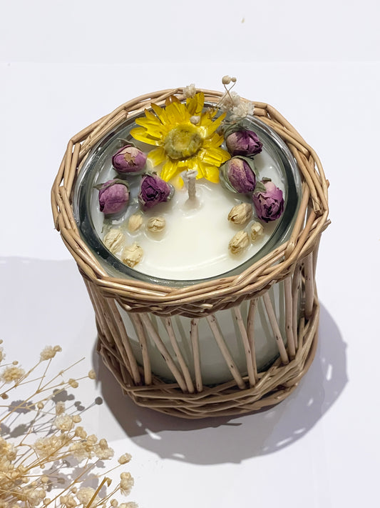 Bougie “Idylle Sauvage” – Édition Artisanale