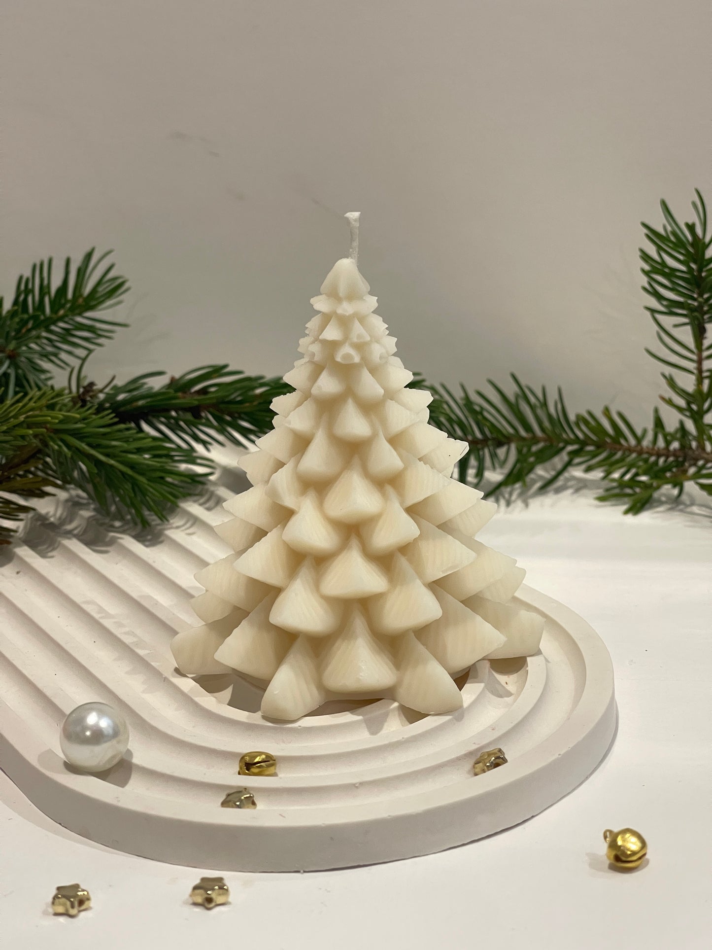 Bougie Sapin de Noël – cire de colza parfumée