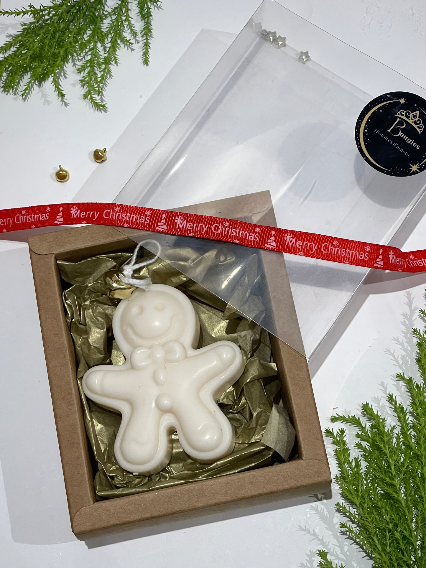 Bougie Bonhomme Pain d’Épices – Édition de Noël