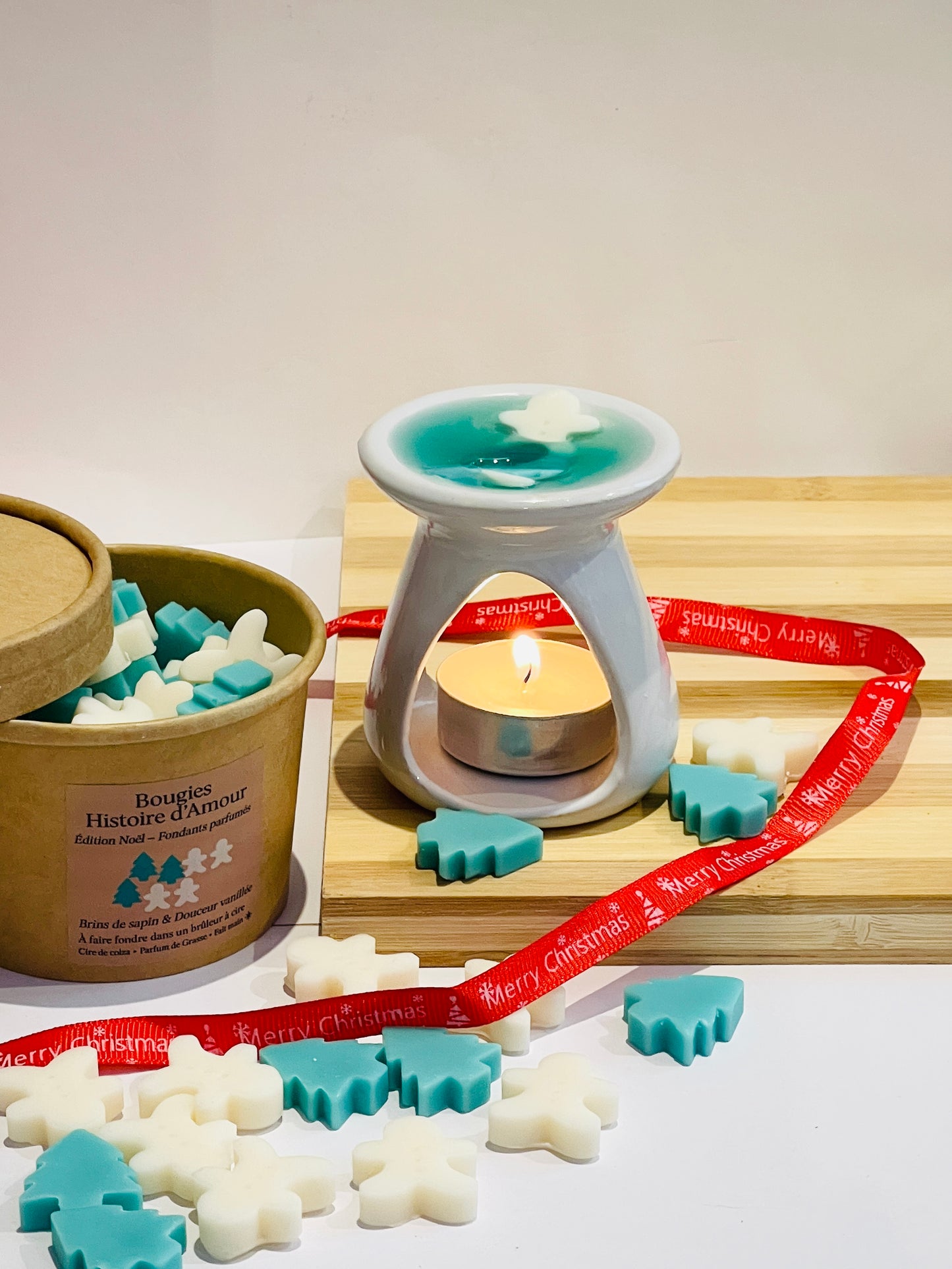 Fondants parfumés – Édition Noël en pot kraft