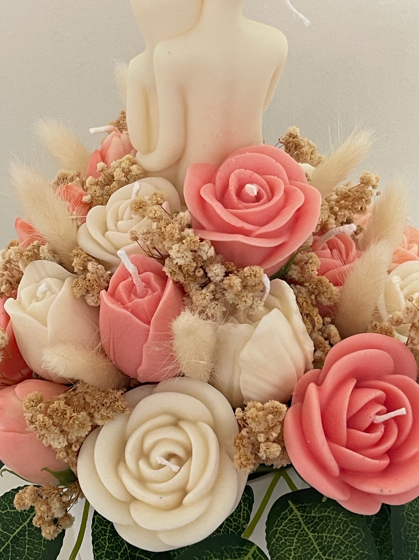Bouquet de Bougies Sculptées – Amour Éternel. (personnalisable)