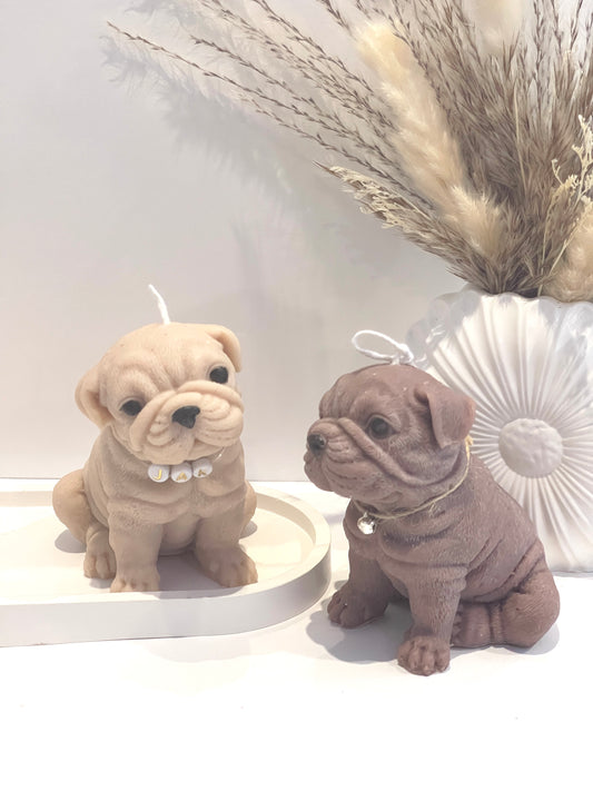 Bougie artisanale parfumée – Chien 🐾
