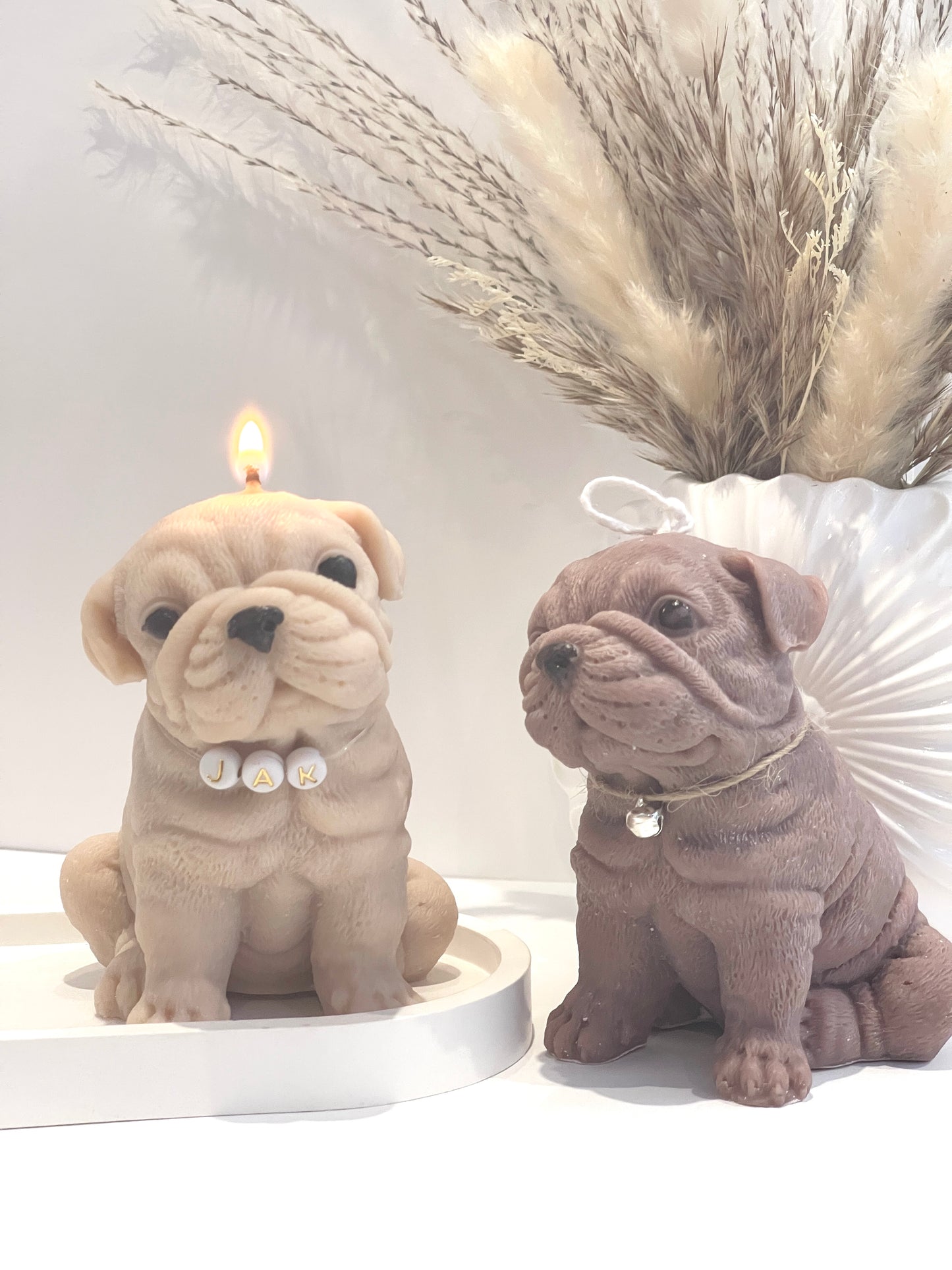 Bougie artisanale parfumée – Chien 🐾