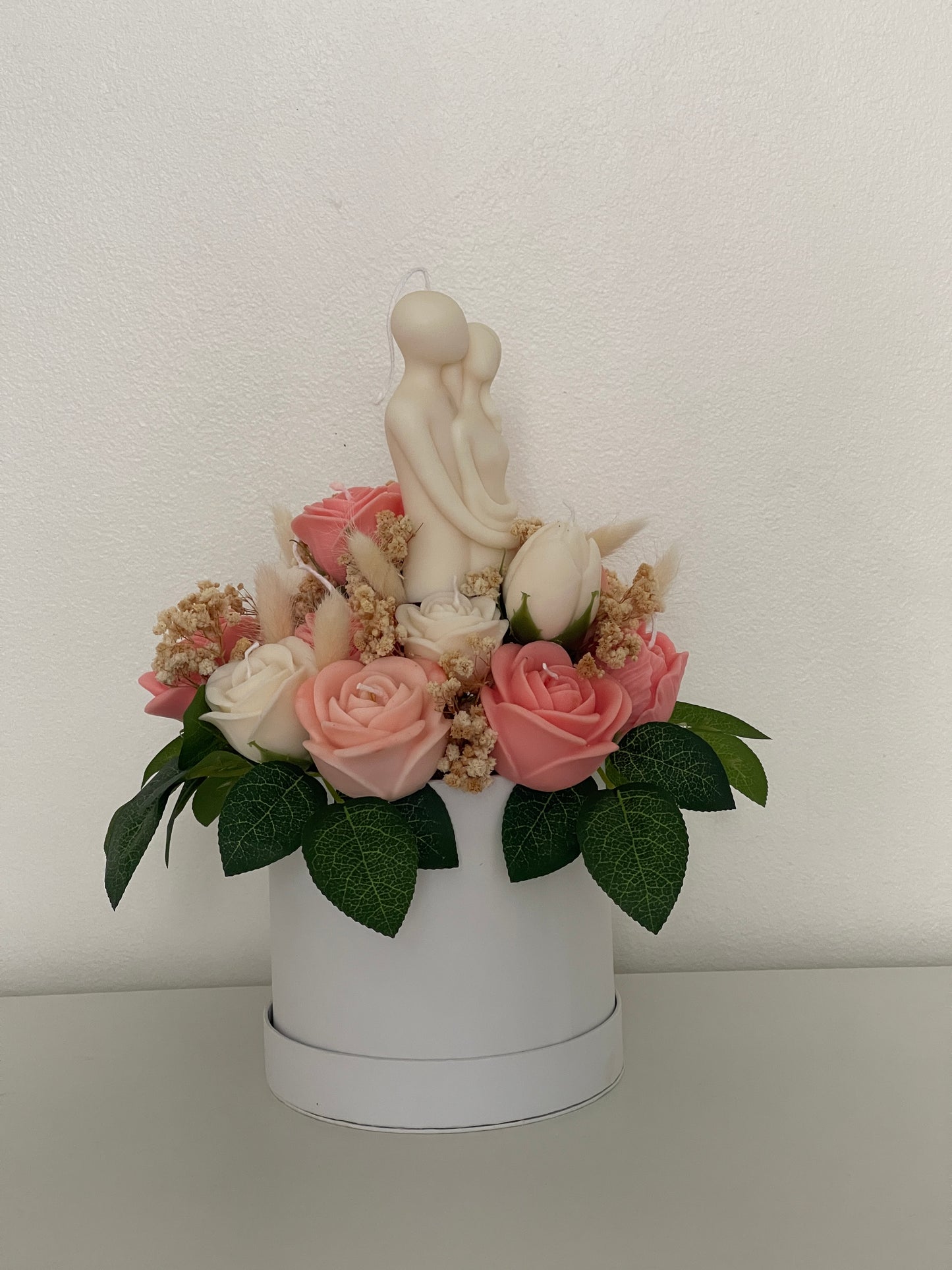 Bouquet de Bougies Sculptées – Amour Éternel. (personnalisable)