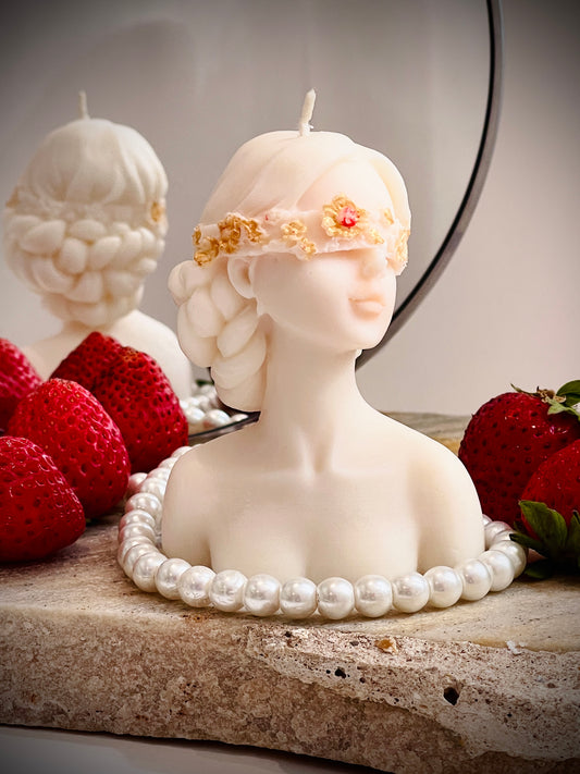 Bougie bust féminin – Ophélie (95 g)