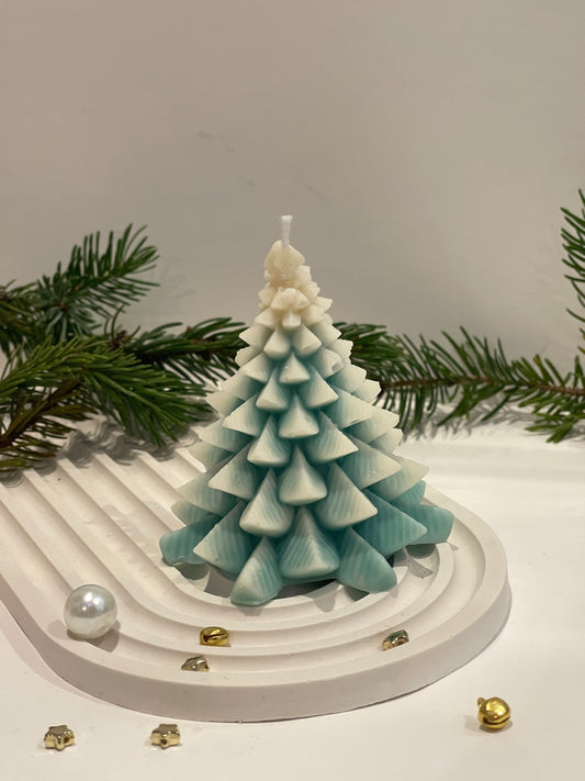Bougie Sapin de Noël – cire de colza parfumée
