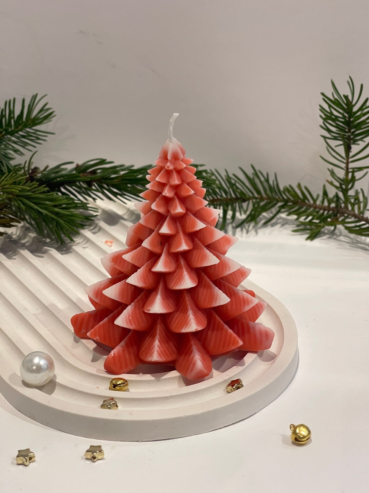 Bougie Sapin de Noël – cire de colza parfumée
