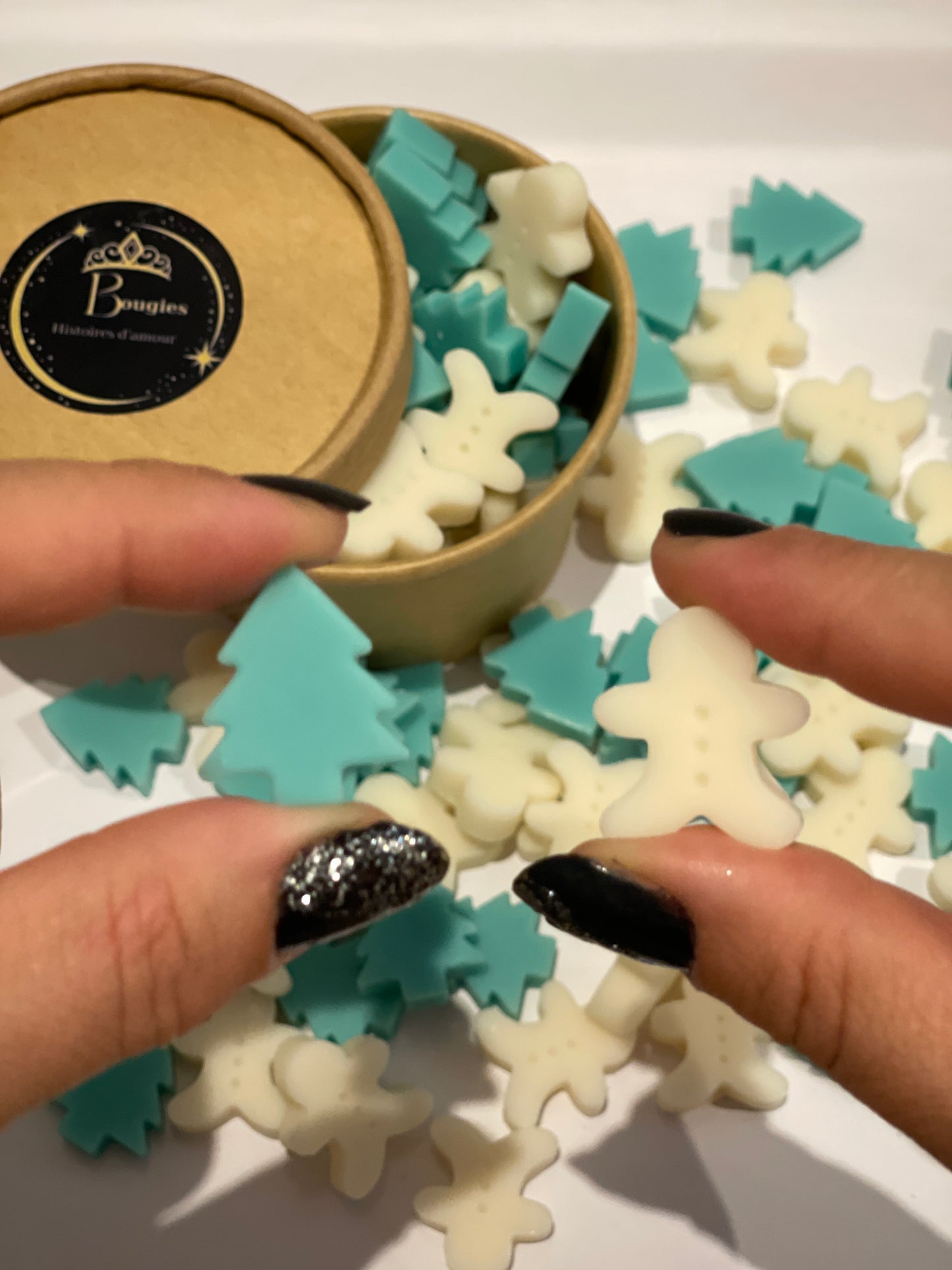 Fondants parfumés – Édition Noël en pot kraft