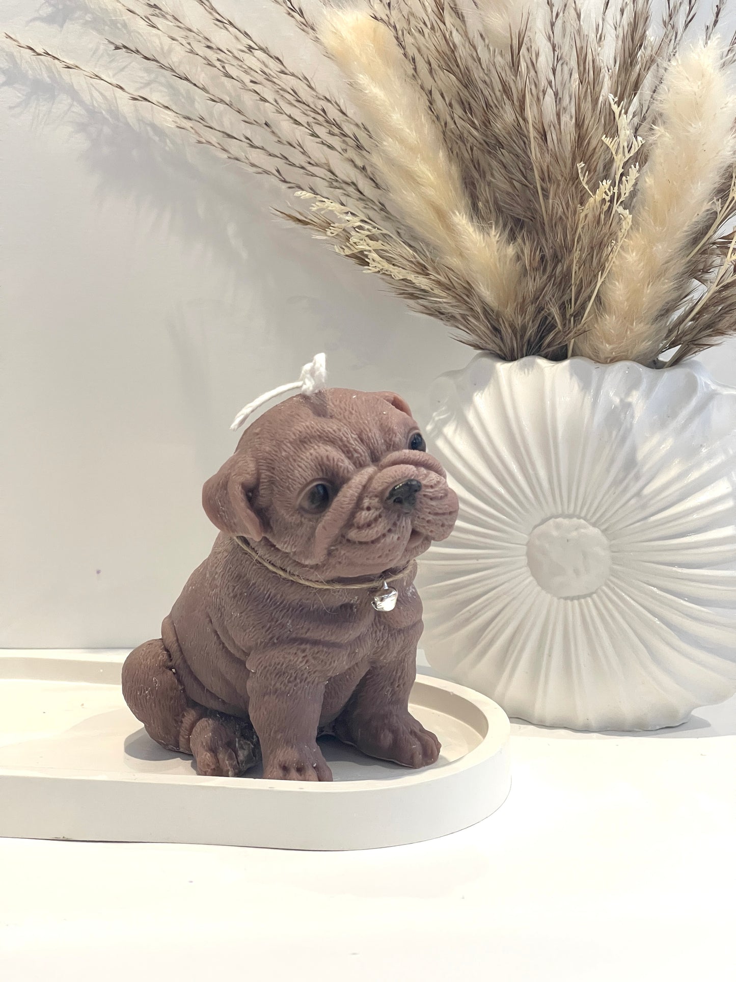 Bougie artisanale parfumée – Chien 🐾