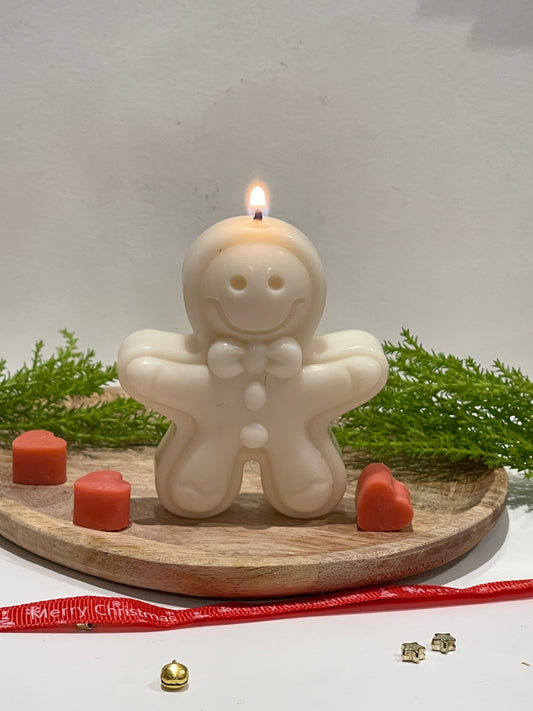 Bougie Bonhomme Pain d’Épices – Édition de Noël