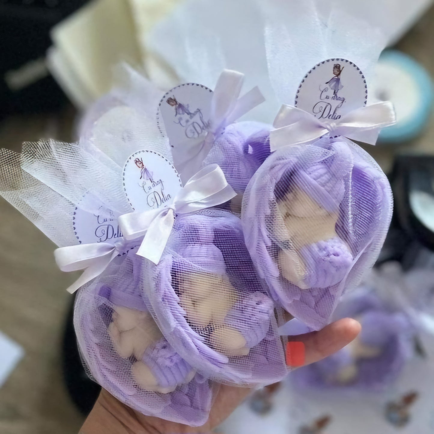 Bébé Savon avec ailes-Cadeau personnalisé