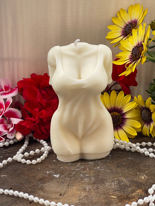 Madame & Monsieur – Duo de bougies décoratives artisanales en cire végétale, cadeau couple