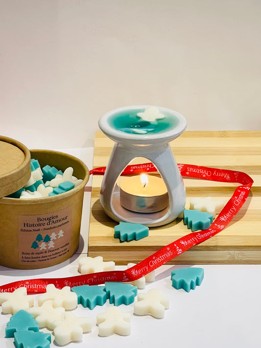 Fondants parfumés – Édition Noël en pot kraft