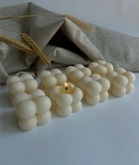Bougies cube -Cadeau d'invité