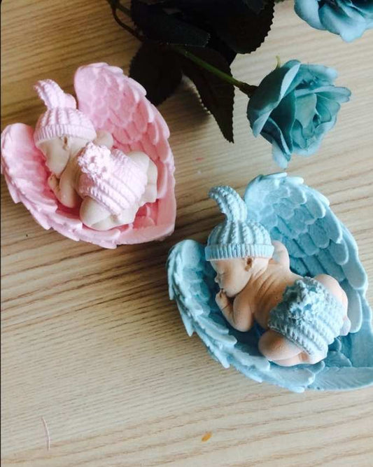 Bébé Savon avec ailes-Cadeau personnalisé