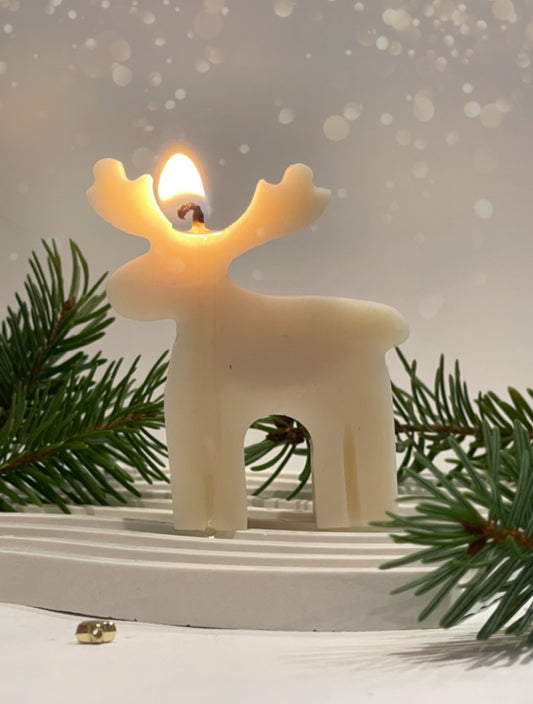 Bougie Ren de Noël – cire de colza parfumée