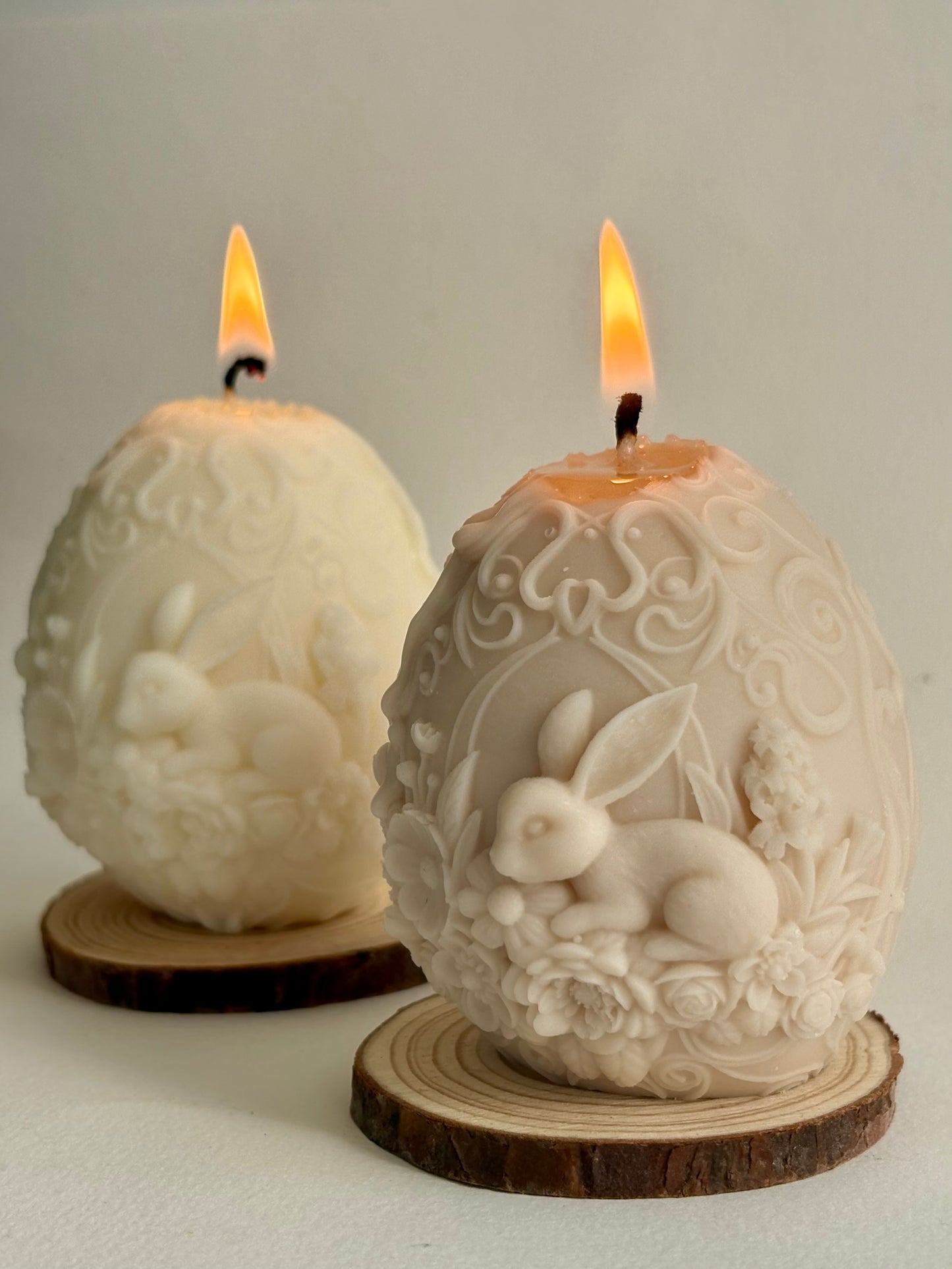 🐣 Bougie décorative Œuf Lapin – Édition Pâques