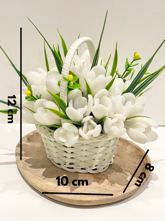 fleurs de perce-neige en savon artisanal