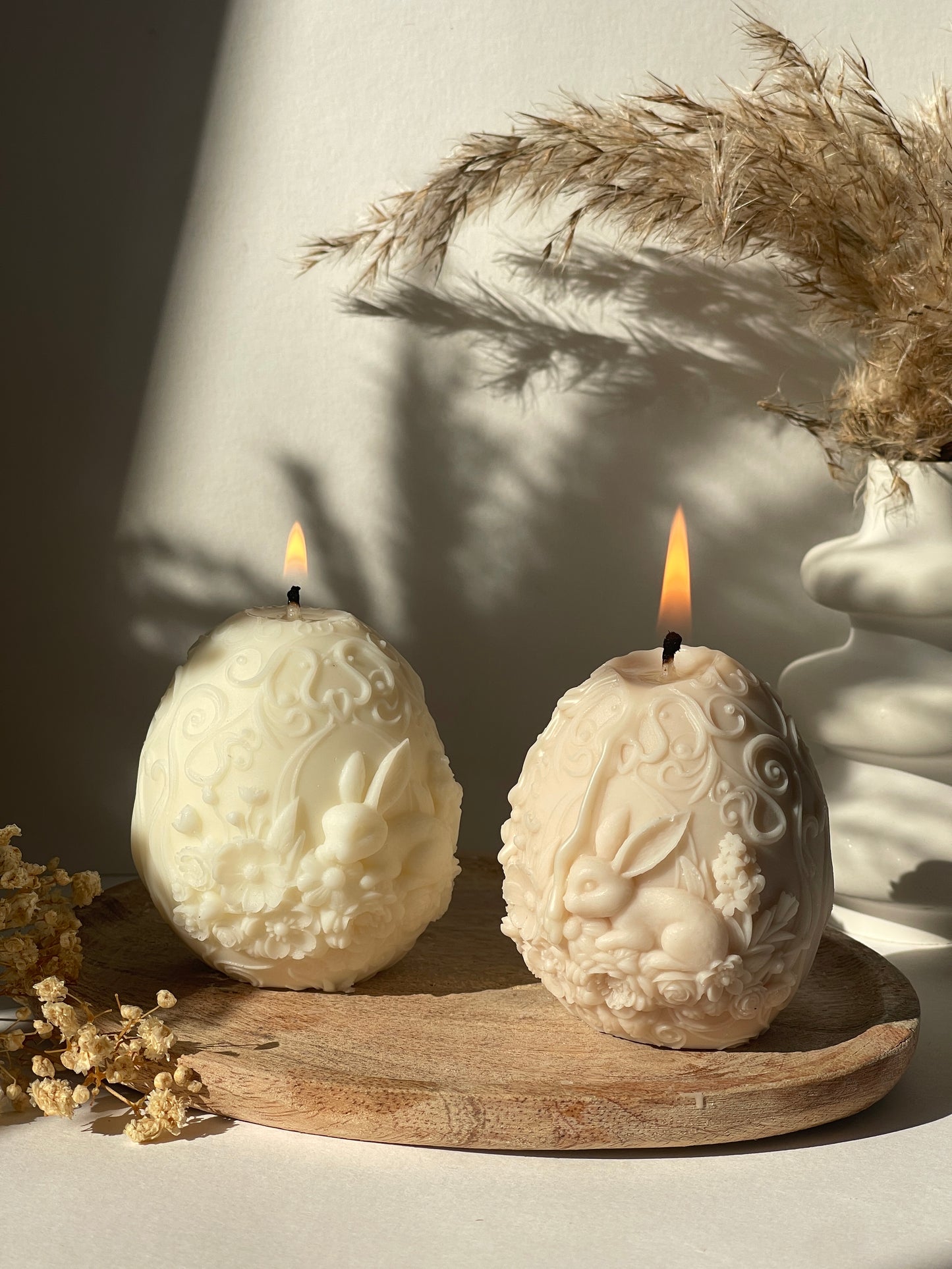 🐣 Bougie décorative Œuf Lapin – Édition Pâques