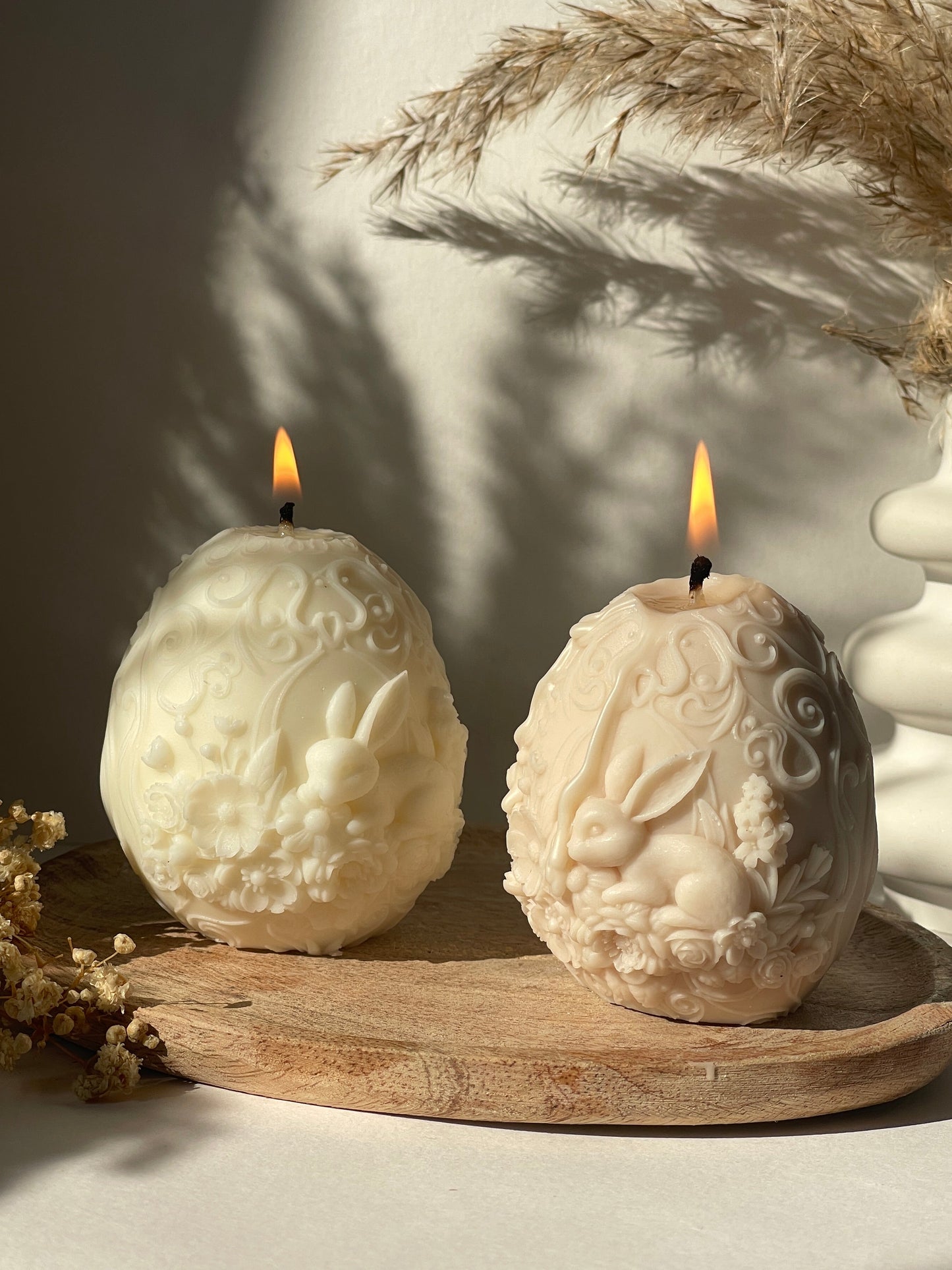 🐣 Bougie décorative Œuf Lapin – Édition Pâques