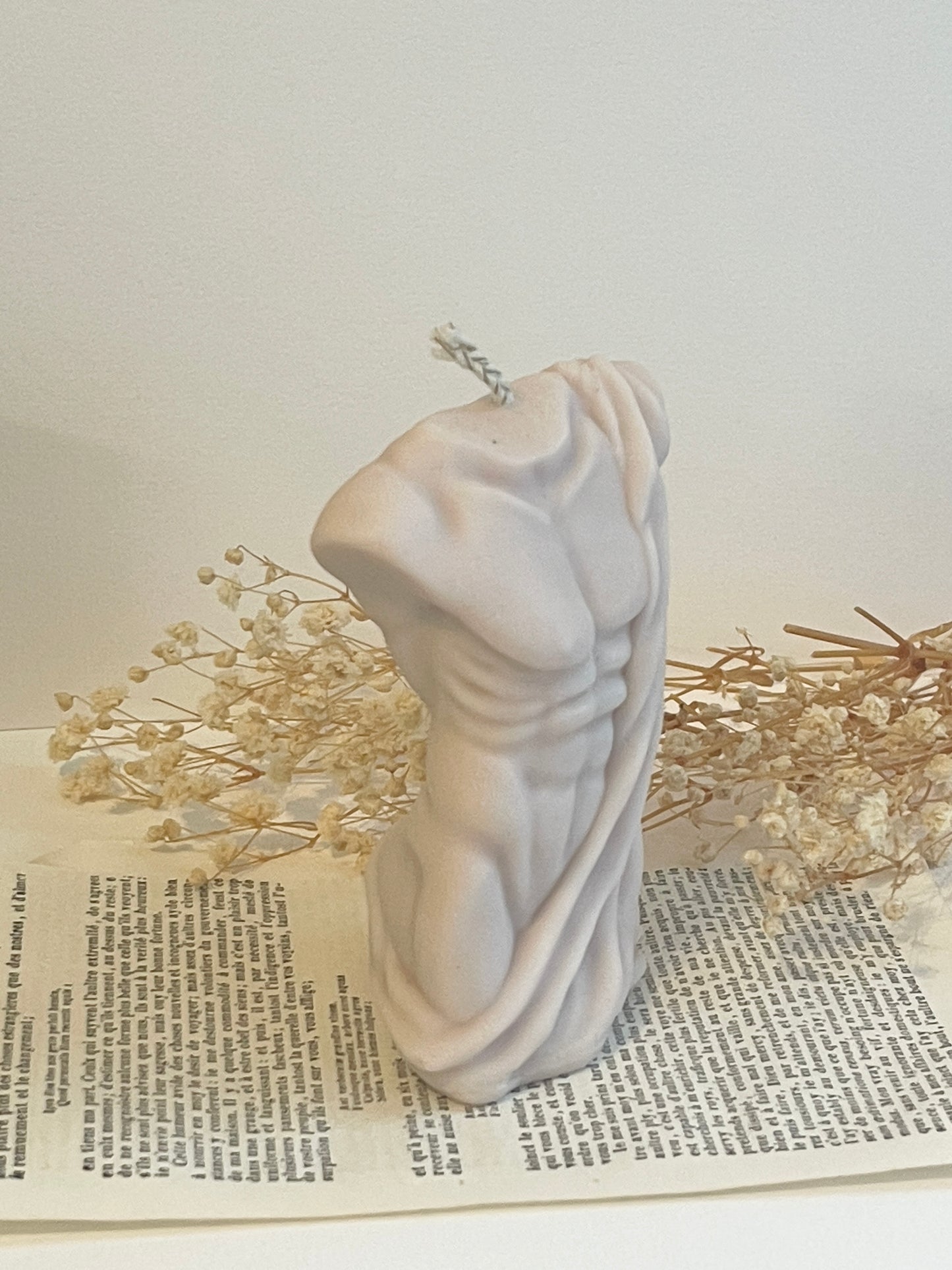 Madame & Monsieur – Duo de bougies décoratives artisanales en cire végétale, cadeau couple