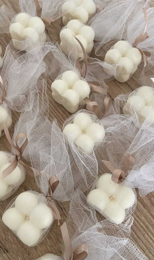 Bougies cube -Cadeau d'invité